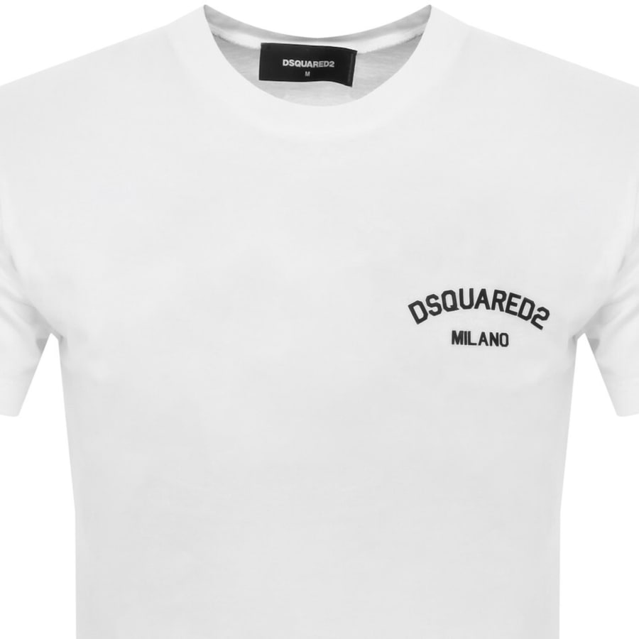DSQUARED2 Regular Fit T Shirt White | Mainline Menswear